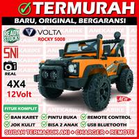 Gambar Mobil Aki Anak Jeep 4X4 Volta Rocky 5008 Ban Karet Jumbo, Mobil Aki - Merah, DUS BAWAAN dari ANEKA BIKE OFFICIAL undefined 3 Tokopedia