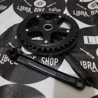 Gambar SINGLE CRANK RNA DONAT STAR RS-40 40T STEEL TUTUP COVER HITAM dari LBS Grup undefined 2 Tokopedia