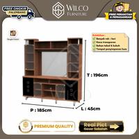 Gambar Partisi Ruangan Kayu / Wall Divider / Buffet TV Toppan Murah Palembang dari Wilco Furniture Palembang undefined 1 Tokopedia