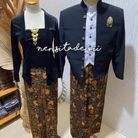 Gambar [Premium] Sepasang Baju Adat Jawa / Baju Prewedding - Motif Ukel Waru - L/L3, M dari Nensitadewi Wedding undefined 1 Tokopedia