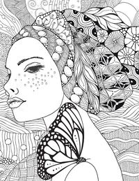 Gambar Fashion- Colouring Book for Adults dari dinavente undefined 2 Tokopedia