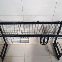 Gambar rak piring wastafel 2 susun anti karat - 85 cm dari Nuningdyahsetia undefined 3 Tokopedia