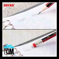 Gambar Pensil HB tipis Untuk Belajar Menulis Original Joyko dengan penghapus dari Dm.Giftidea undefined 5 Tokopedia