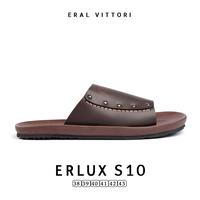Gambar ERAL VITTORI Erlux S10 Sandal Pria Kulit - Cokelat - 38 dari Oliv.Fs undefined 3 Tokopedia