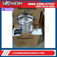 Gambar PANCI PRESTO 7 L / PRESSURE COOKER C-24 / GETRA / AYAM / IKAN / MURAH - PACKING KAYU dari Satmesin-Pusat Mesin undefined 1 Tokopedia