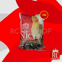 Gambar Makanan Kucing Nice Cat Repack Tuna/Seafood 1 Kg - TUNA dari RC Petshop Jakarta undefined 3 Tokopedia