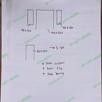 Gambar pesanan pintu kusen kayu jati Bogor dari SP JATI MEBEL undefined 2 Tokopedia