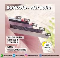 Gambar Sunloid flat ( 6 mm ) Atap Transparan Solid / Atap Polycarbonate Sheet dari CV GEMILANG CAHAYA SEMESTA undefined 3 Tokopedia