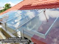 Gambar Sunloid flat ( 6 mm ) Atap Transparan Solid / Atap Polycarbonate Sheet dari CV GEMILANG CAHAYA SEMESTA undefined 4 Tokopedia
