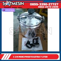 Gambar PANCI PRESTO 7 L / PRESSURE COOKER C-24 / GETRA / AYAM / IKAN / MURAH - PACKING KAYU dari Satmesin-Pusat Mesin undefined 2 Tokopedia