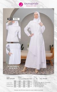 Gambar Rauna Sarimbit Keluarga / SR-10 Putih / Fashion Muslim Sarimbit Haura - Koko Anak, XL dari Hilya Busana undefined 3 Tokopedia