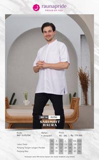 Gambar Rauna Sarimbit Keluarga / SR-10 Putih / Fashion Muslim Sarimbit Haura - Koko Anak, XL dari Hilya Busana undefined 4 Tokopedia