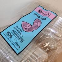 Gambar Mika Burger HB-01 - Mika Plastik Hamburger isi 50 pcs dari BCA AKSESORIS undefined 2 Tokopedia