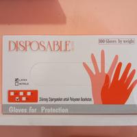 Gambar sarung tangan latex disposable putih / handscoon isi 100pcs dan 50pcs - isi 50pcs, S dari BabyED Medical undefined 2 Tokopedia