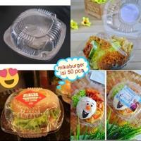 Gambar Mika Plastik Hamburger HB-01 - isi 50 pcs Mika Burger dari Orange pedia undefined 2 Tokopedia