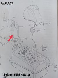 Gambar Selang pengisian Tangki Bensin suzuki Katana dari FAJARMOTOR97 undefined 3 Tokopedia