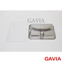 Gambar Kotak Makan 3 Sekat Anak Lunch Box Stainless Steel GAVIA KL-66 dari Sutomo Houseware undefined 2 Tokopedia