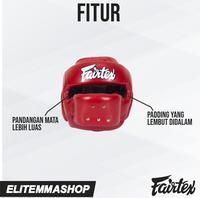 Gambar FAIRTEX Full Face Headguard HG14 Red dari ELITE MMA SHOP undefined 5 Tokopedia