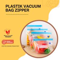 Gambar FreshpackPro Reusable Seal Bag Zipper Food Grade Pack / Plastik Vacuum - M (26x28cm) dari Coffee Beans Roastery undefined 2 Tokopedia