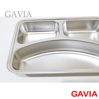 Gambar Kotak Makan 3 Sekat Anak Lunch Box Stainless Steel GAVIA KL-66 dari Sutomo Houseware undefined 3 Tokopedia