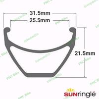 Gambar Sun Ringle Rims Inferno 29 dan Rims Inferno 27.5 Hitam 32 Hole - 29 Red 32H dari PNC Bike undefined 3 Tokopedia
