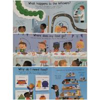 Gambar Buku Usborne Book Look Inside where does my food go? - usborne book dari Celito Store undefined 5 Tokopedia