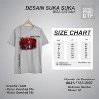 Gambar custom baju kaos sablon dtf satuan - 30s, S dari Vilour Sport_NEW undefined 3 Tokopedia