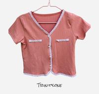Gambar crop top wanita lengan pendek / croptop wanita / crop top cewek dari TRINITY.ONE undefined 1 Tokopedia