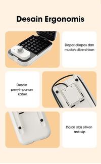 Gambar Alat Pembuat Waffle Anti Lengket Pemanas 2 Sisi Anti Licin SW-WMS600 dari perabot-dapur undefined 2 Tokopedia