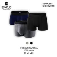 Gambar ISI 12 Celana Dalam Pria Boxer Katun Grosir Lusinan Bisa COD Terlaris - M, 1 Pcs dari Boxr Id Store undefined 1 Tokopedia