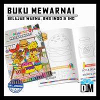 Gambar Buku Belajar Warna Mewarnai lengkap Coloring Book Indo english Contoh - Robot dari Dm.Giftidea undefined 1 Tokopedia