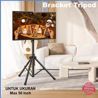 Gambar Bracket TV Standing Braket Tripod 32 39 40 43 49 50 inch Untuk TV - TRIPOD TV UP 50 dari Markas Remote dan Bracket TV undefined 1 Tokopedia