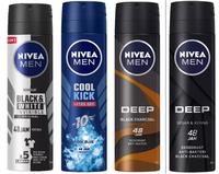 Gambar Nivea Men Deodorant Spray 150 ML Deep, Espresso,Cool Kick, Black White - BLACK&WHITE ORI dari Razor Mens undefined 1 Tokopedia