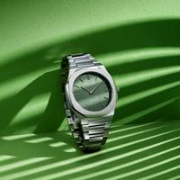 Gambar Jam Tangan D1 Milano Ultra Thin Moss Linen 40 mm - UTBJ06 dari The Watch Co. undefined 4 Tokopedia