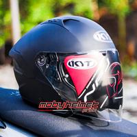 Gambar KYT NFJ - Plain Black Matte - Hitam Doff dari Mas Ge' undefined 1 Tokopedia