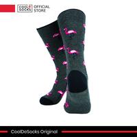 Gambar CoolDeSocks Original | Kaos Kaki Motif - Pink Flamingos Grey dari CoolDeSocks undefined 3 Tokopedia