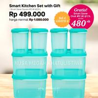 Gambar Toples/Wadah Tupperware Set Serbaguna / Smart Kitchen Set With Gift / dari Olshop Viyan undefined 1 Tokopedia