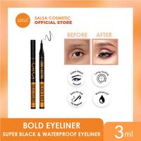 Gambar SALSA Bold Eyeliner - Super Black Waterproof Pen Eyeliner Hitam - SALSA Bold Eyel dari CFBEAUTYJOGJA undefined 2 Tokopedia