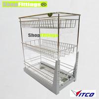 Gambar Rak VITCO XC SC 29023 SM or SC 29023-2 Rak Bumbu or Kitchen 3 Susun - BALENO BC 82330 dari Shop Fittings undefined 4 Tokopedia