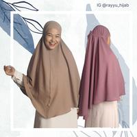 Gambar Jilbab Instan / Bergo Instan Model Tali/NonPet Size (XL) - dusty pink dari RAYYU HIJAB undefined 1 Tokopedia