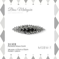 Gambar Bros Malaysia Bross Dada Pundak Dagu Silver SBW Kecil Baju Jilbab 1 - MSBWE3 dari Permata Sari Collection undefined 1 Tokopedia