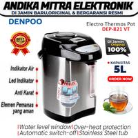 Gambar Denpoo Electro Thermos Pot 5.0 Liter DEP 821 VT dari ANDIKA MITRA ELEKTRONIK SURABAYA undefined 4 Tokopedia