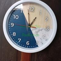 Gambar Jam dinding unik scandinavian minimalis 32cm ada kaca pengiriman aman - m1a, mesin standard dari Radiance custom undefined 1 Tokopedia