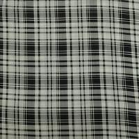 Gambar Viscose Stretch Motif Tartan Abu Putih Hitam (Alta Moda)* dari ProntoModa undefined 1 Tokopedia