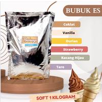Gambar 1kg Bubuk Es Cream - Agen Tepung Es Cream - Bahan Membuat Es Krim - Vanilla dari PERLENGKAPANES undefined 1 Tokopedia