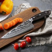 Gambar TURWHO Knife Pakkawood Handle - Pisau Dapur Daging Serbaguna - Utility Knife dari Koch&Backen undefined 4 Tokopedia