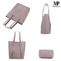 Gambar Totebag Ransel Wanita - Tote Bag Besar Cewek - Tas Tote Besar Korea - Pink Amaranth dari Mushroom Place undefined 3 Tokopedia