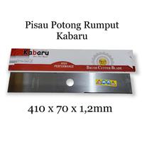 Gambar Pisau Mesin Potong Rumput Kabaru Silver 410mm 41cm 410 x 70 x 1,2mm dari Mahkota Spareparts_NEW undefined 1 Tokopedia