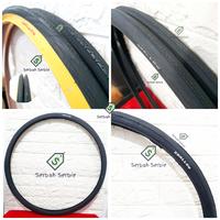 Gambar BAN LUAR SEPEDA 27X1 1/4 630 27 X 1 1 per 4 ¼ SWALLOW BALAP JADUL - Hitam dari SERBAH SERBIE undefined 1 Tokopedia