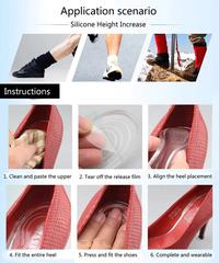 Gambar Insole Sepatu Silikon Alas Sol Sepatu Penambah Tinggi Peninggi Badan - Pria, Tinggi 1 cm dari Tokuin undefined 5 Tokopedia
